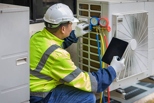 Professional Hvac technician working in Java Center, NY